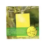 Żółte Lepy na Owady 10SZT 20x10cm