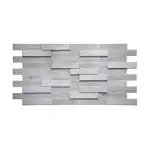 PVC díszpanel, fehér tölgy, 98x48x0,3 cm, Supreva nagyker