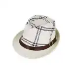 Palarie de soare pentru barbat, marime unica, cu curea si linii