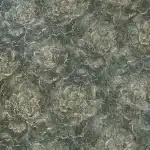 Luxury wallpaper floral style, golden with gray, Florenta pattern, wholesale