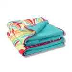 Happy thick beach mat/picnic blanket for rocky beaches, size 200cm x 200cm, brand Flamingos