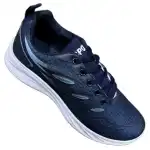 Pantofi sport adolescent, primavara/vara, 36-41, textil, albastru-negru-alb, "Sport"