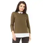 Bluzka A208 - Khaki - L/XL