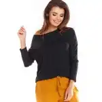 Pulover A333 - Negru - M