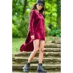 Dress A379 - Burgundy - L