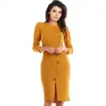 Dress A342 - Caramel - M