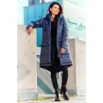 A538, Kurtka parka z kapturem, Granat L/XL