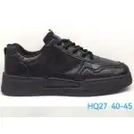 Férfi tornacipő, 40-45, fekete, csereanyag, tavaszi/őszi, "Fashion"
