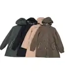 Geaca Femeie, M-3XL, negru, angro Supreva, haine