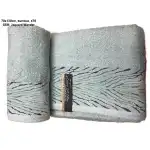 Зелена хавлия, 70х130 см, памук, 470 GSM, Jaquard Wander, на едро, 5948564042096