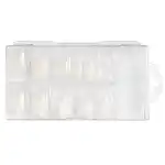 Set of 100 transparent tips, Sela Wholesale Supreva