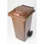 Кош 240л кафяв на едро