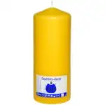 YELLOW HUB CANDLE 200/80 MM, wholesale Supreva