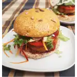 Bread substitute fiber blend with dried tomato and basil