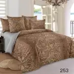 Спален комплект 6 части 180х200см кафяво-сив на цветя Casa New Concept Супрева на едро 253