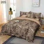 Спален комплект, 6 части, 180x200 см, кафяв, животински принт, Casa New Concept, Супрева на едро, 265