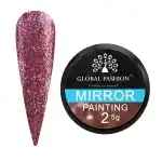 Nail gel, art paint, with mirror effect, Mirror, Global Fashion, 5g, 02 10416, wholesale Supreva