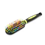 Perie pentru descalcirea parului, cu peri ondulati, 9550KH, negru/multicolor 7690, en gros Supreva