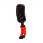 Perie de par, curbata, 8585, negru/rosu 7694, Supreva