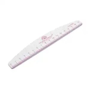 Nail file with ruler, 150/150, pink, 1 pc 22151, Supreva