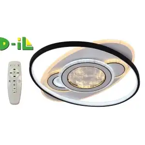 LED ПЛАФОН 100W / 3 CIRCLE - BLURRED/ - С ДИСТАНЦИОННО - 13083