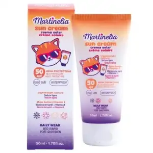 Sunscreen Cream SPF 50 Waterproof, Martinelia, 50 ml