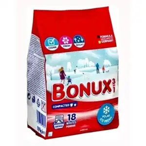 Detergent Manual Bonux 3In1 Ice Fresh, 900g, engros