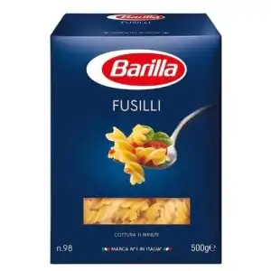 Paste scurte fusilli n.98, Barilla, 500g, engros
