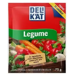Хранителна основа Delikat, зеленчуков вкус, 75 г, на едро
