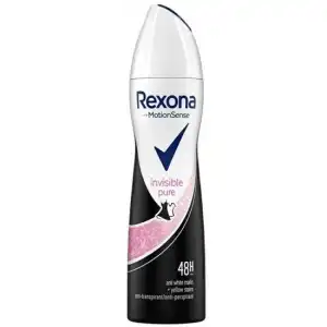 Deodorant spray Invisible Pure, 150ml, Rexona, en gros