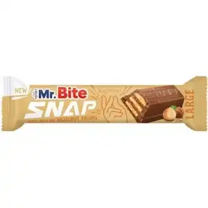 Mr Bite Snap hazelnut and chocolate icing wafer 35g, wholesale