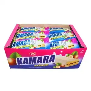 Kamara white chocolate and hazelnut cream cake 19 g, wholesale