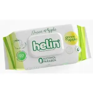 Helin Green Apple wet wipes, 120 pcs., wholesale