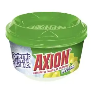 Dishwashing detergent Axion paste, lemon, 225 g, wholesale
