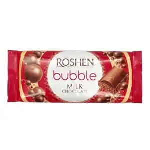 Roshen aerated milk chocolate, 80 g, wholesale
