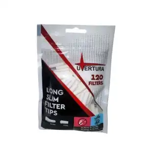 Filtry Ouverture Long Slim 6mm, 120 sztuk, hurt