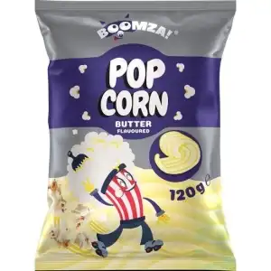 Boomza! Buttered Popcorn, 120g, wholesale