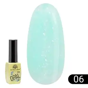 Bază pentru unghii Opal Rubber Base, Global Fashion 8 ml, 06
