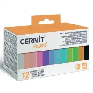 Set 12x25g polymer modeling paste - Pastel Sieve, wholesale