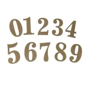 Cifre MDF - 22 x 1.2 cm - C-ART