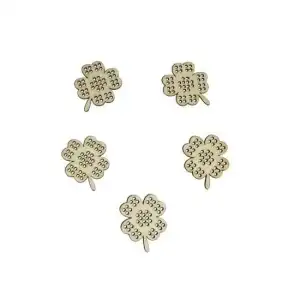 Set 5 baze martisor pt brodat - trifoi - C-ART, en-gros