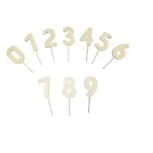 Topper cifra - 16 x 6 cm - C-ARTp, en gros