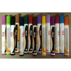 Textile markers, 6ml - Darwi - round tip, wholesale