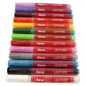 Leather and suede marker - Darwi - round tip 1.2mm, wholesale