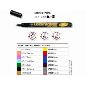 Paint-based marker - fine round tip - Lack Marker - Kreul, wholesale