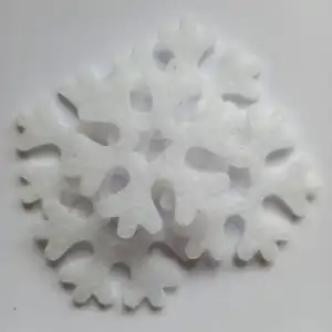 29532 Set of 5 felt figurines - snowflake, wholesale