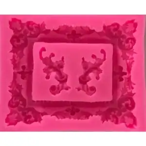 29942 Mulaj silicon - 11.2x9.5x1.5cm - rama - Pentart