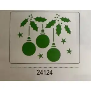 24124 - Plastic template A5, 3D - K9 - globes - Pentart, wholesale