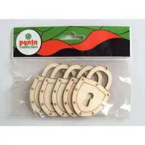 24183 - Set 5 figurine lemn - 422 - lacat - PENT., engros
