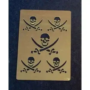 25162 - 3D template - plastic - S38 - PENT, wholesale